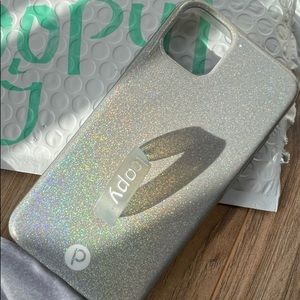 Silver Sparkle iPhone 11 Loopy Case